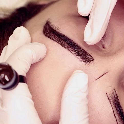 Professional Eyebrow Permanent Tattoo Practice Kit Microblading